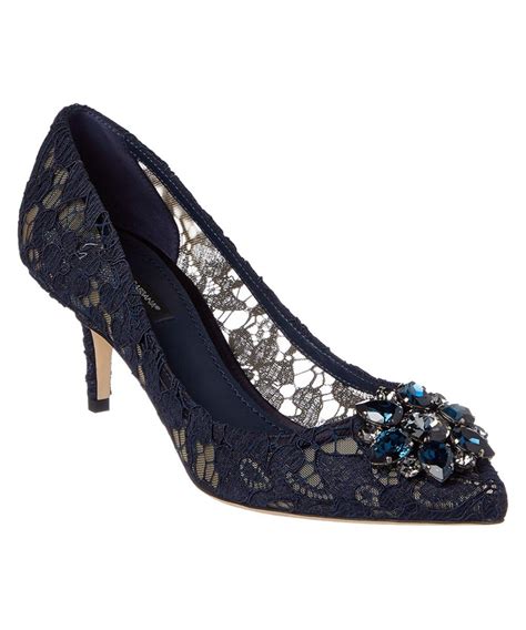 dolce gabbana taormina pump|bellucci taormina lace pumps.